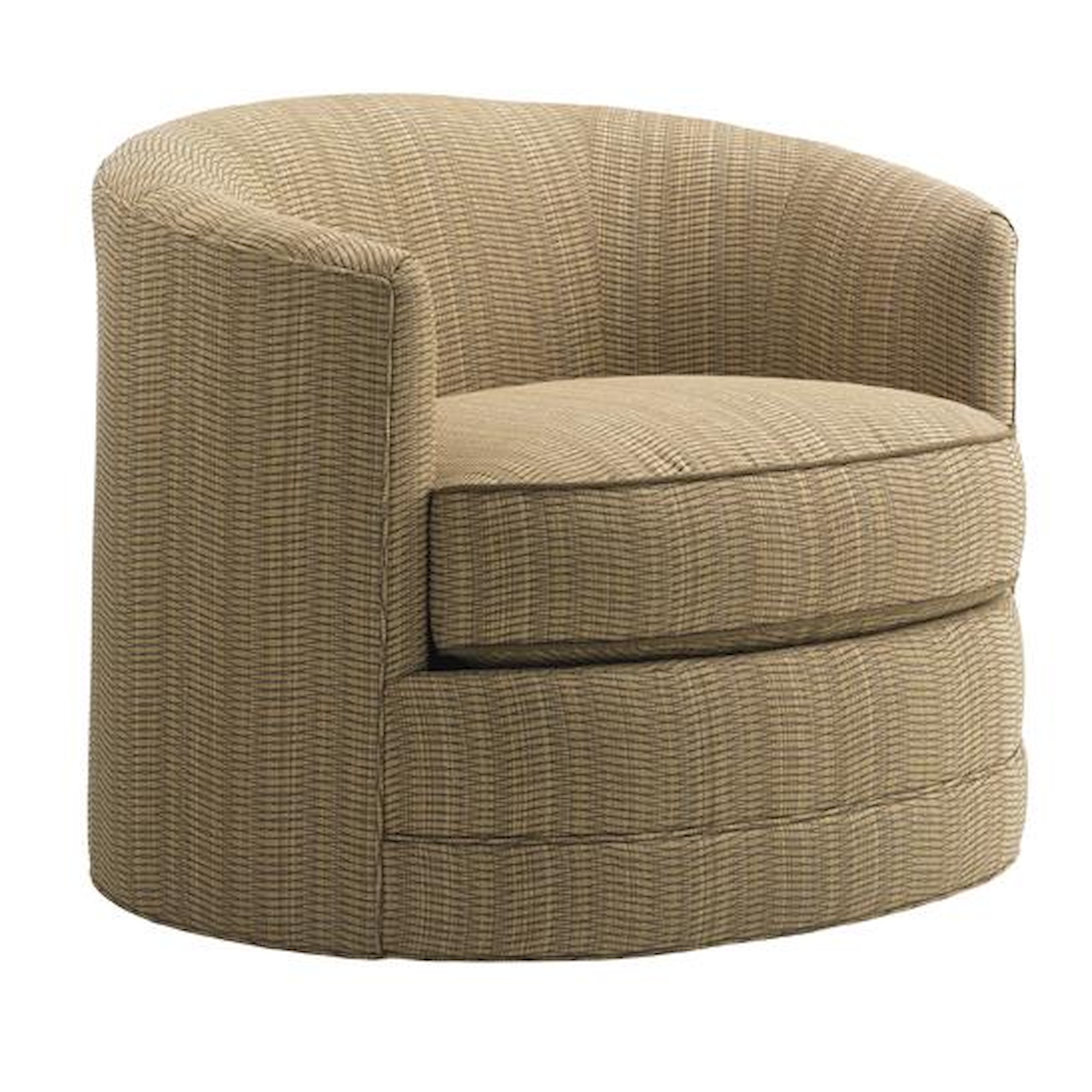 Tommy Bahama Home Ocean Club 731011SW Contemporary Kava Swivel Chair
